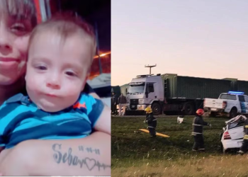 El desgarrador mensaje de un joven despidiéndose de su esposa e hijo que fallecieron en un accidente en Rojas