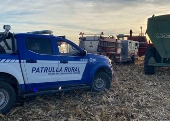 Otra tragedia en el país: un hombre murió al quedar atrapado en una máquina cosechadora