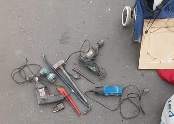 Detienen a un presunto ladrón con varios elementos robados
