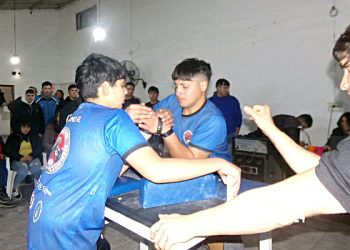San Rafael fue sede de un torneo amateur de “lucha de brazos” que tuvo gran participación de competidores