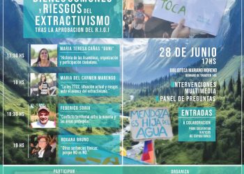 Charla sobre riesgos del extractivismo tras la aprobación del RIGI de la Ley de Bases