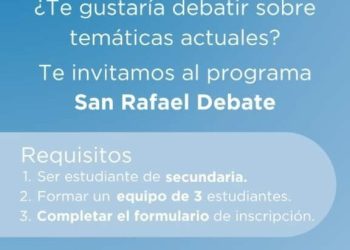Asociación Conciencia: invitan a los alumnos a participar del programa “San Rafael Debate”