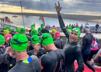 Martín Gallardo se subió al podio en el Ironman de Boulder en Estados Unidos
