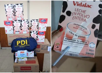 Un comercio mendocino vendía cajas de leche destinada a comedores