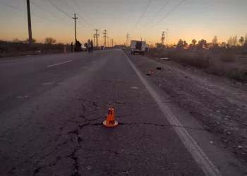 Una ciclista murió atropellada por un auto en San Martín