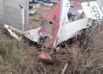 Se cayó una avioneta en Luján de Cuyo