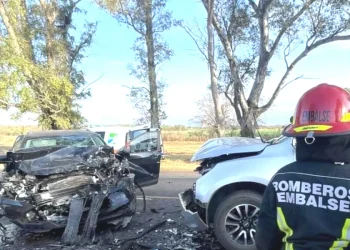 Tres muertos en un choque frontal entre camionetas en la provincia de Córdoba
