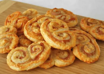 Una receta imperdible: Palmeritas de jamón y queso