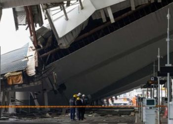 Se derrumbó el techo en el aeropuerto de Nueva Delhi: un muerto