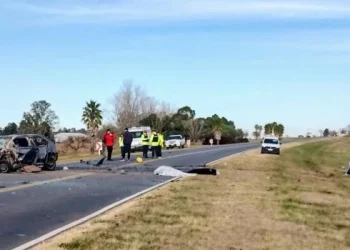 Tres personas murieron en un choque en ruta provincial 14, al sur de Santa Fe