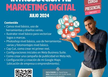 Se llevará a cabo un curso presencial sobre Marketing Digital