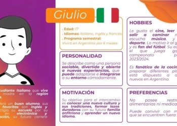 AFS San Rafael busca familias anfitrionas para un estudiante de intercambio de italia y una niña de suiza