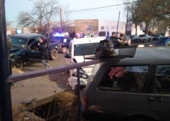 Doble choque en Sarmiento y Gutiérrez