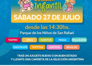 El sábado: imperdible evento infantil y solidario en el Parque de los Niños