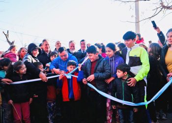Omar Félix inauguró la plaza Balloffet: “vamos hacia un San Rafael cada vez mejor”