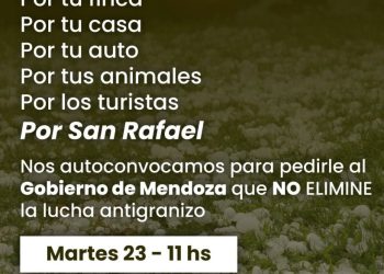 Convocan a una movilización para defender la Lucha Antigranizo