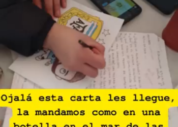 Los chicos de la Escuela Tico Russo y una emotiva carta con la que buscan viralizarse para llegar a la Scaloneta