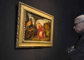 Subastan una obra de Tiziano recuperada en una parada de autobús de Londres en 2002