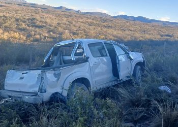 Familia de turistas se accidentó en la Villa 25 de Mayo