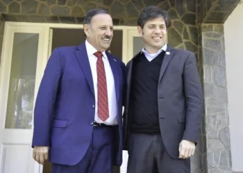 Quintela se mostró junto a Kicillof en La Rioja y se posiciona como candidato a presidir el PJ