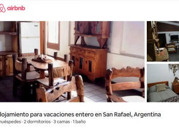 Alquileres temporarios: Hay más de 1000 propiedades sanrafaelinas registradas en Airbnb