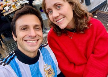 Ella es española, el de argentina, recorren el continente con el “Plan Pangea” y se deslumbraron con San Rafael