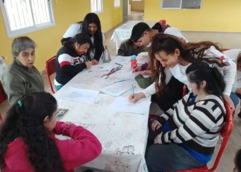 Alumnos de la Cruz Roja y una cruzada solidaria con el Hogar Divina Providencia