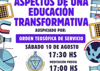 La Sociedad Teosófica organiza una conferencia sobre “Los cuatro aspectos de una educación transformativa”
