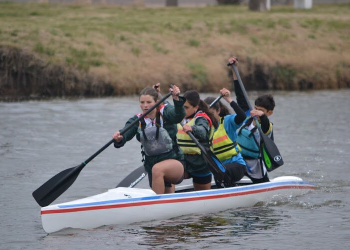 Sanrafaelinas participaron de la primera concentración nacional de canotaje
