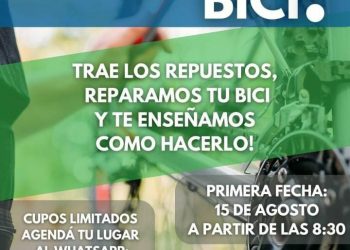 “Voy en Bici”: un programa que busca empoderar a los vecinos de El Chañaral a través del conocimiento mecánico