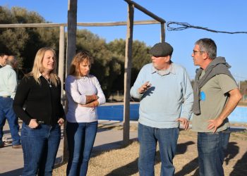 Federico Chiapetta visitó las distintas obras que se llevan adelante en los clubes de San Rafael