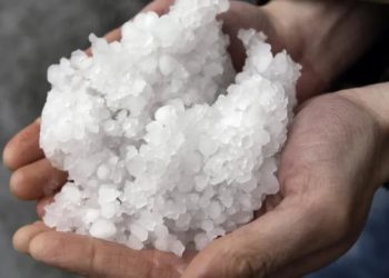 Fenómeno meteorológico inusual: la caída de graupel sorprendió a los sanrafaelinos