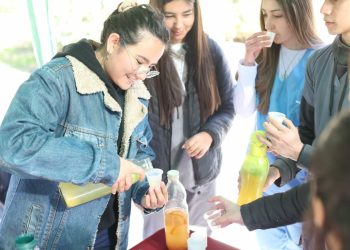 Se desarrollaron actividades en la plaza San Martín por el Día de la Nutrición