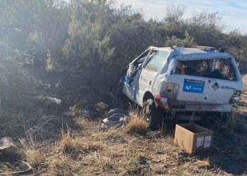 Un hombre grave tras volcar en la ruta a Mendoza