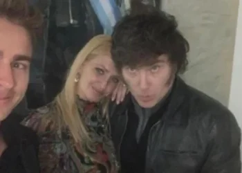 Yuyito González pasó una noche familiar con su hijo y Milei en Olivos