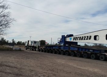 El Módulo de Transporte más grande de Latinoamérica pasó por San Rafael y Alvear