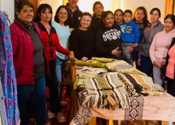 Tejedoras de Chubut llegaron a San Rafael para conocer el trabajo de Telar Campesino