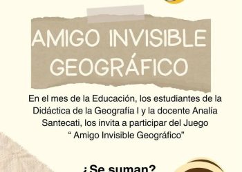 El “amigo invisible geográfico” que busca revitalizar el interés por el profesorado de geografía