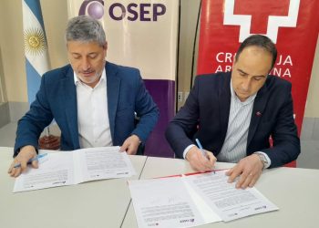 A través de la firma de un convenio, se dispuso que alumnos de la Cruz Roja puedan realizar prácticas profesionales en OSEP