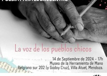 Encuentro de poesía en Villa Atuel: la voz de los pueblos chicos se alza con fuerza