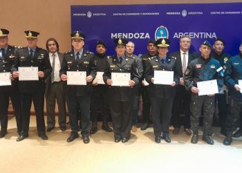 La Inspección General de Seguridad distinguió a policías en San Rafael por su valor y dedicación