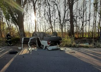 Vuelco fatal en Colonia Elena