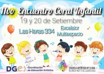 Nuevo encuentro coral infantil este viernes