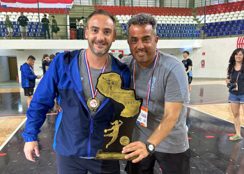 Sanrafaelinos en la cima del handball Sudamericano