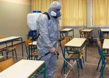Infraestructura Escolar inició un plan de desinfección integral en escuelas de Mendoza