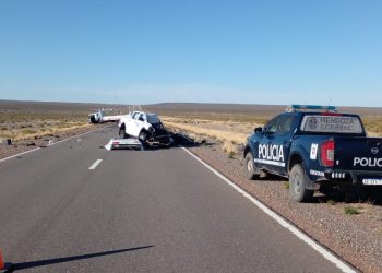 Siniestro con una víctima fatal en Malargüe al chocar de frente un camión y una camioneta