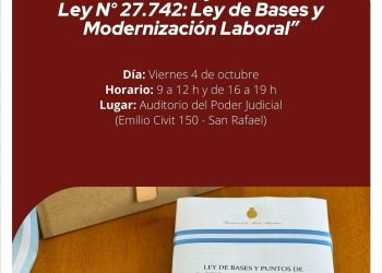 Ley 27.742: invitan a las jornadas de “Debates y Desafíos de la Ley de Bases y Modernización Laboral” hoy en Tribunales