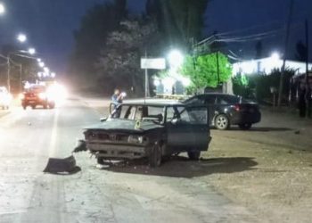 Choque en Las Paredes con un octogenario lesionado