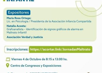 Este viernes en el Centro de Congresos: jornada para combatir e intervenir en situaciones de maltrato infantil
