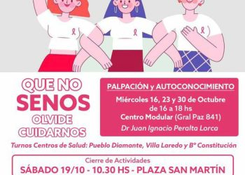 Octubre Rosa: campaña para la concientización sobre el cáncer de mama